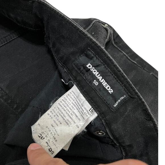 Dsquared2 ICON Paint Splatter Slim Jeans - Picture 8 of 9